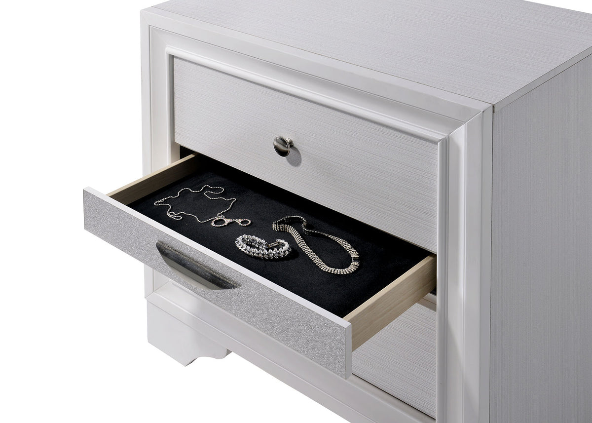 Chrissy White Contemporary Storage Youth Bedroom Set from Furniture of America - Luna Furniture