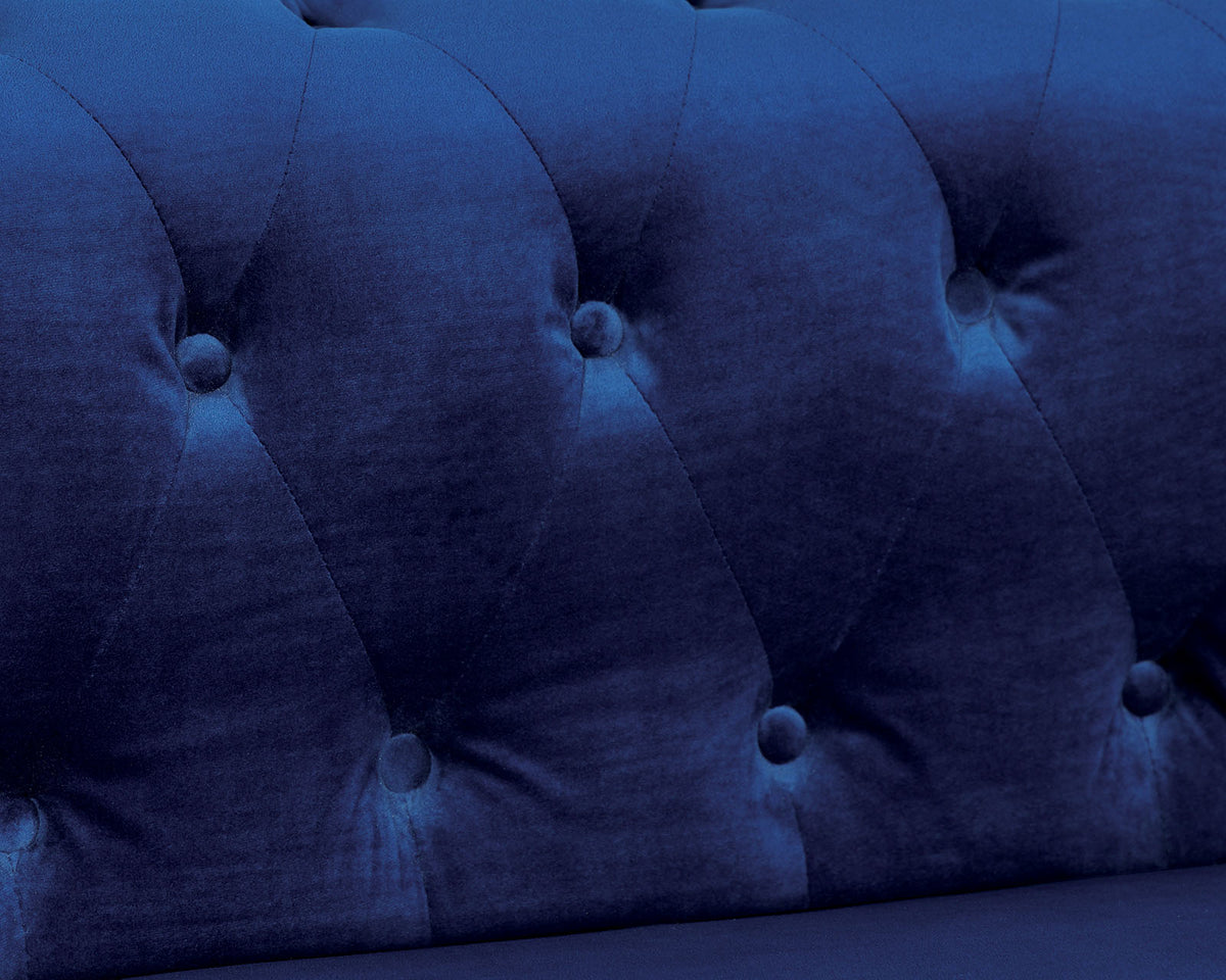 Ciabattoni Navy Sectional from Furniture of America - Luna Furniture