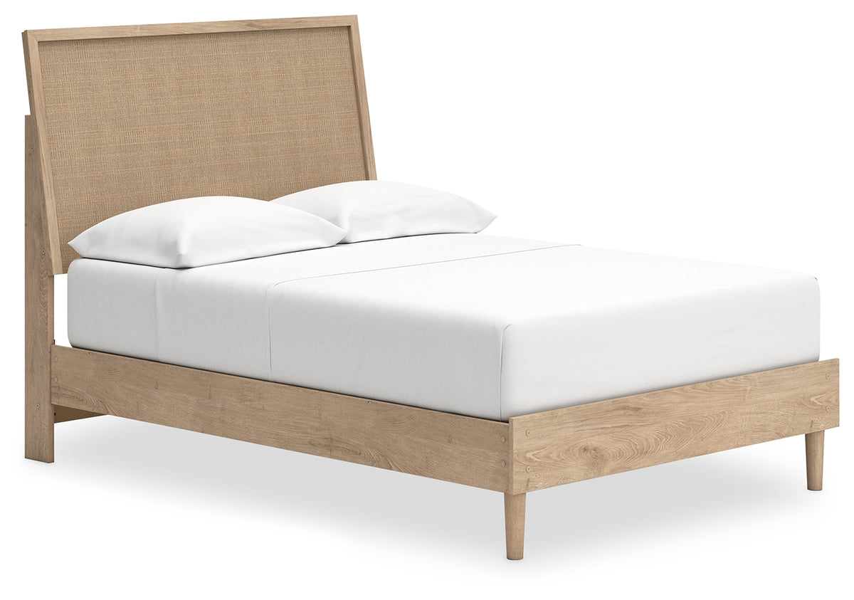 Cielden Two-tone Full Platform Bed from Ashley Furniture - Luna Furniture