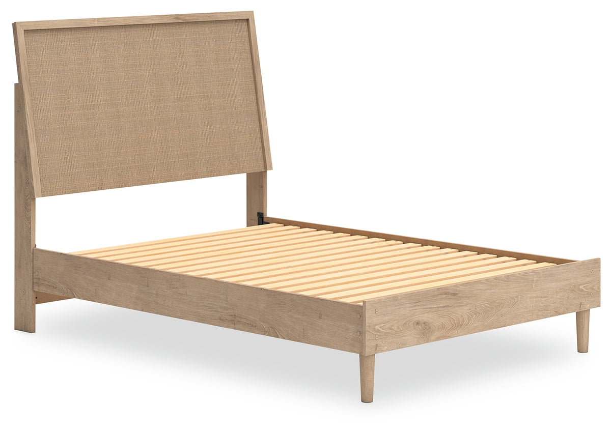 Cielden Two-tone Full Platform Bed from Ashley Furniture - Luna Furniture