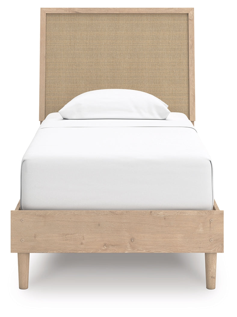 Cielden Two-tone Twin Platform Bed from Ashley Furniture - Luna Furniture