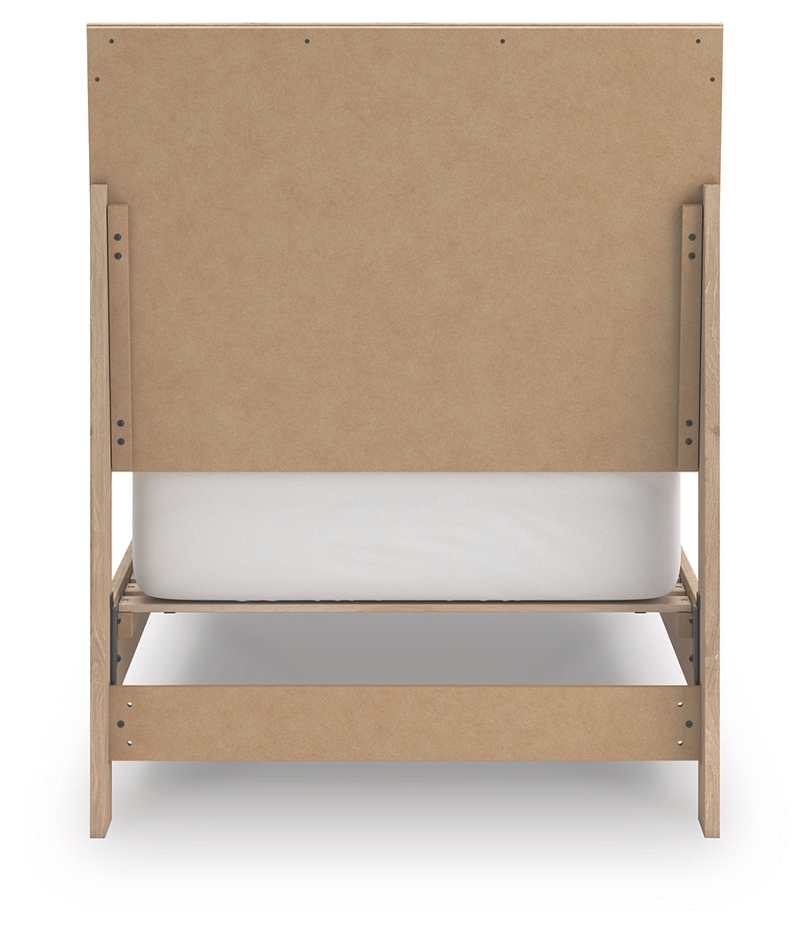 Cielden Two-tone Twin Platform Bed from Ashley Furniture - Luna Furniture