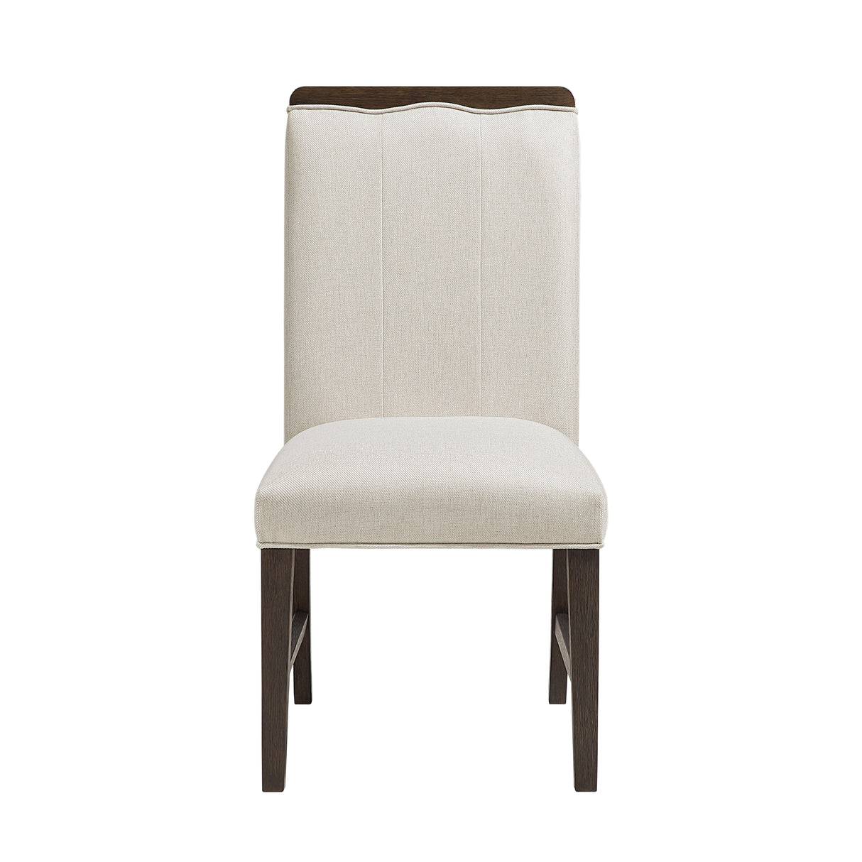 Clara Brown/Beige 5-Piece 85" Rectangular Dining Room Set from Homelegance - Luna Furniture