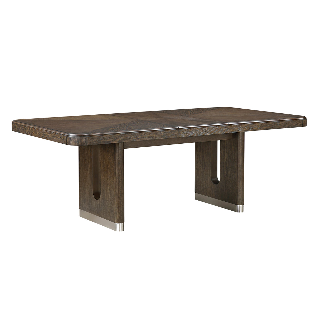 Clara Brown/Beige 85" Rectangular Dining Room Set from Homelegance - Luna Furniture