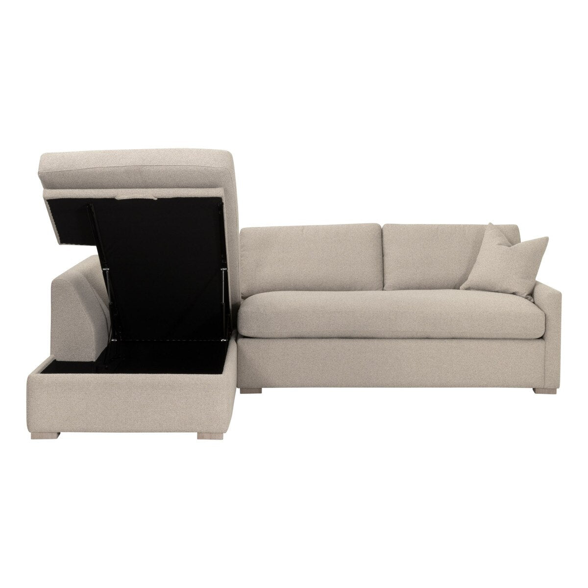 Clara 112" Slim Arm Sleeper Queen Lf Sectional from Essentials For Living - Luna Furniture