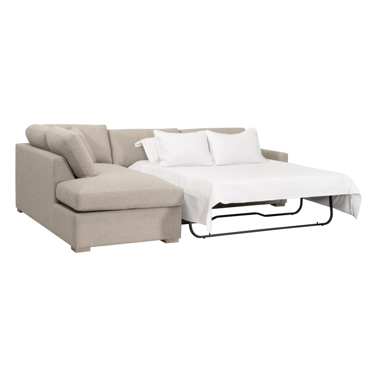 Clara 112" Slim Arm Sleeper Queen Lf Sectional from Essentials For Living - Luna Furniture