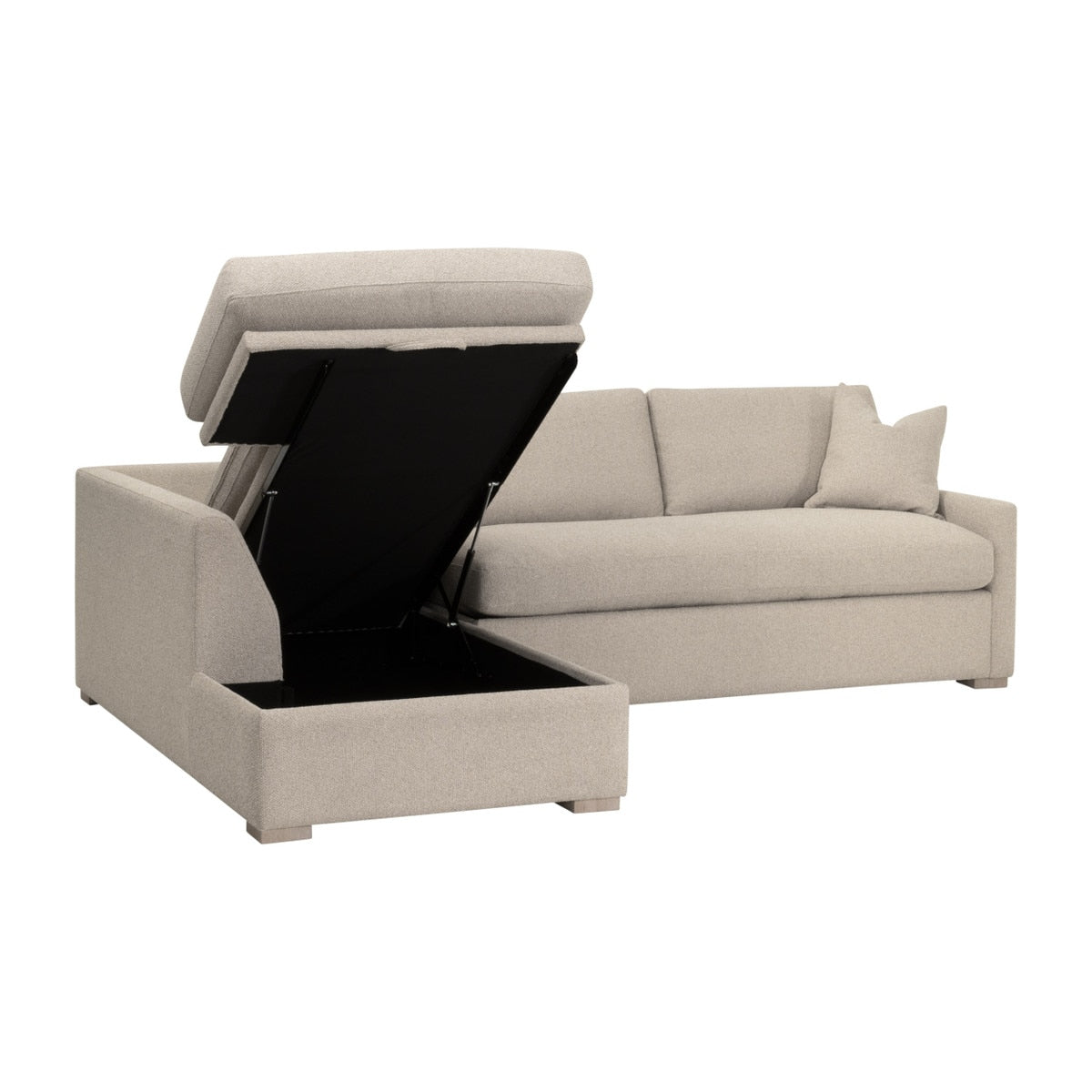 Clara 112" Slim Arm Sleeper Queen Lf Sectional from Essentials For Living - Luna Furniture
