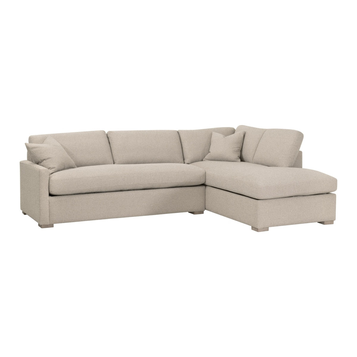 Clara 112" Slim Arm Sleeper Queen Rf Sectional from Essentials For Living - Luna Furniture