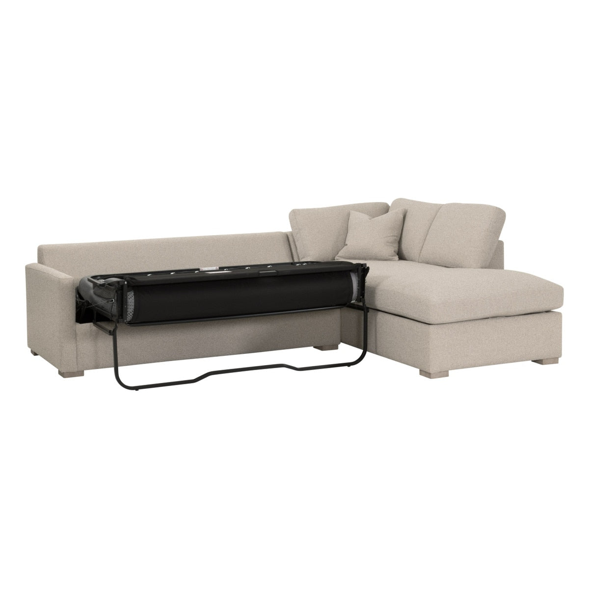 Clara 112" Slim Arm Sleeper Queen Rf Sectional from Essentials For Living - Luna Furniture