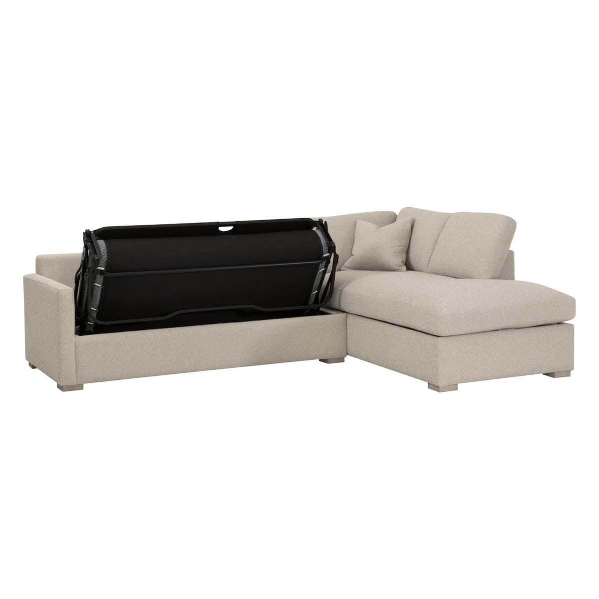 Clara 112" Slim Arm Sleeper Queen Rf Sectional from Essentials For Living - Luna Furniture