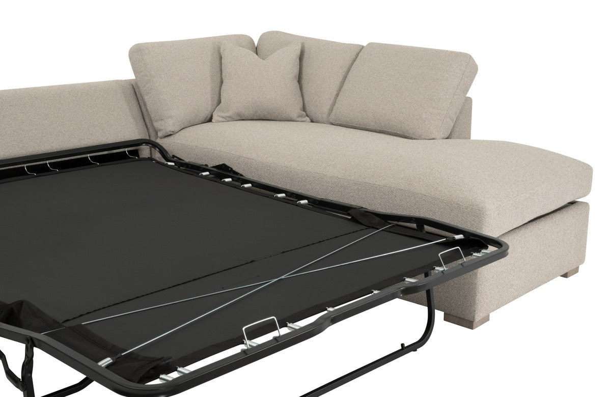 Clara 112" Slim Arm Sleeper Queen Rf Sectional from Essentials For Living - Luna Furniture