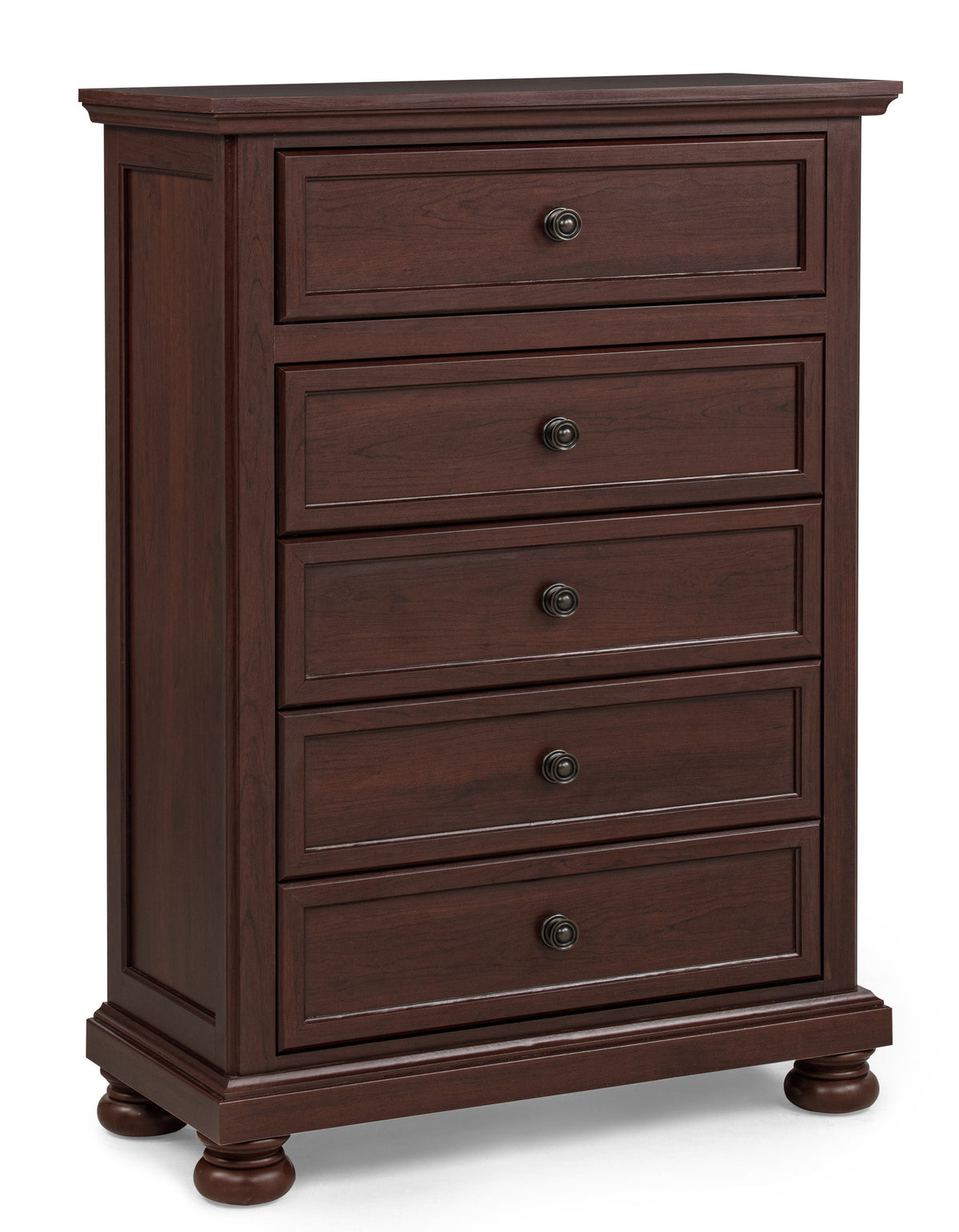 Claribelle Cherry Storage Sleigh Bedroom Set from Crown Mark - Luna Furniture