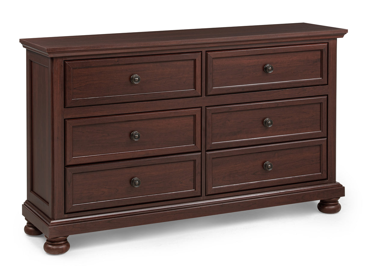 Claribelle Cherry Storage Sleigh Bedroom Set from Crown Mark - Luna Furniture