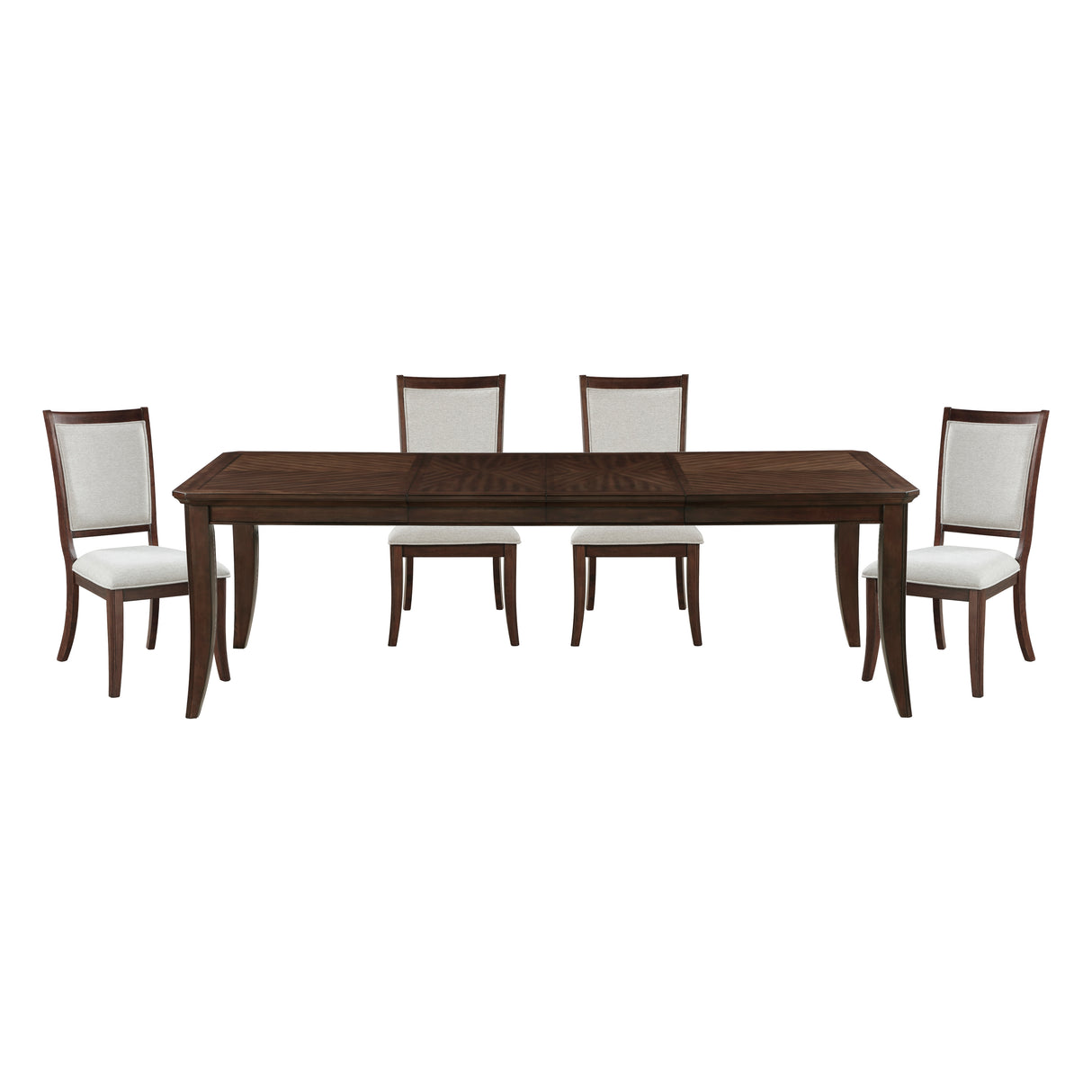 Claymont Cherry 5-Piece 96" Extendable Dining Set from Homelegance - Luna Furniture