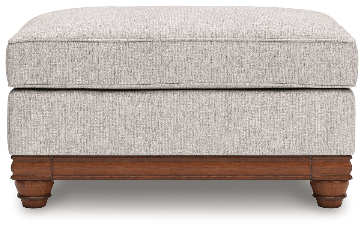 Clearbrooke Sandstone Chair and Ottoman from Ashley Furniture - Luna Furniture