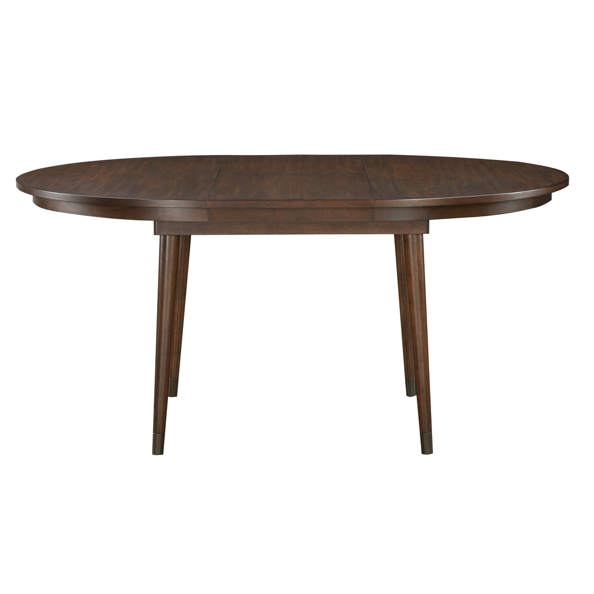 Clive Cherry 5-Piece Round/Oval Extendable Dining Set from Homelegance - Luna Furniture