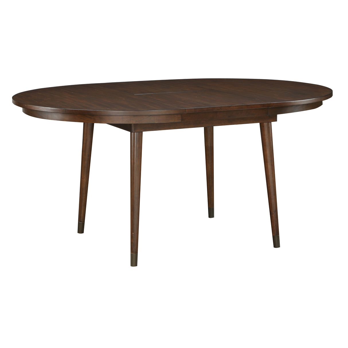 Clive Cherry 5-Piece Round/Oval Extendable Dining Set from Homelegance - Luna Furniture