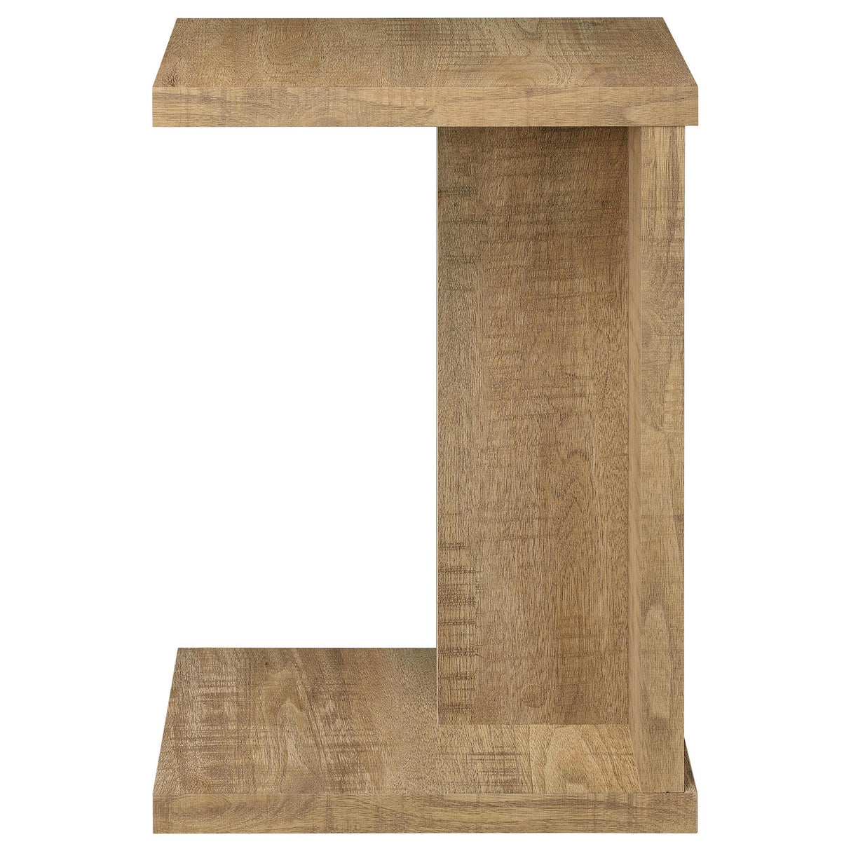 Clower Mango Engineered Wood C-Shaped Sofa Side Table from Coaster - Luna Furniture
