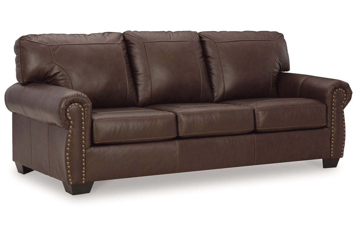 Colleton Dark Brown Sofa and Recliner from Ashley - Luna Furniture