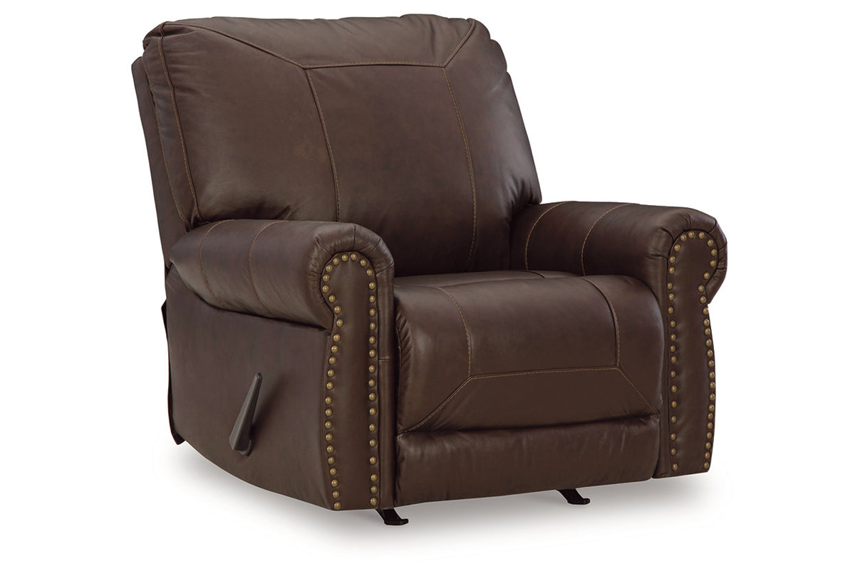 Colleton Dark Brown Sofa and Recliner from Ashley - Luna Furniture