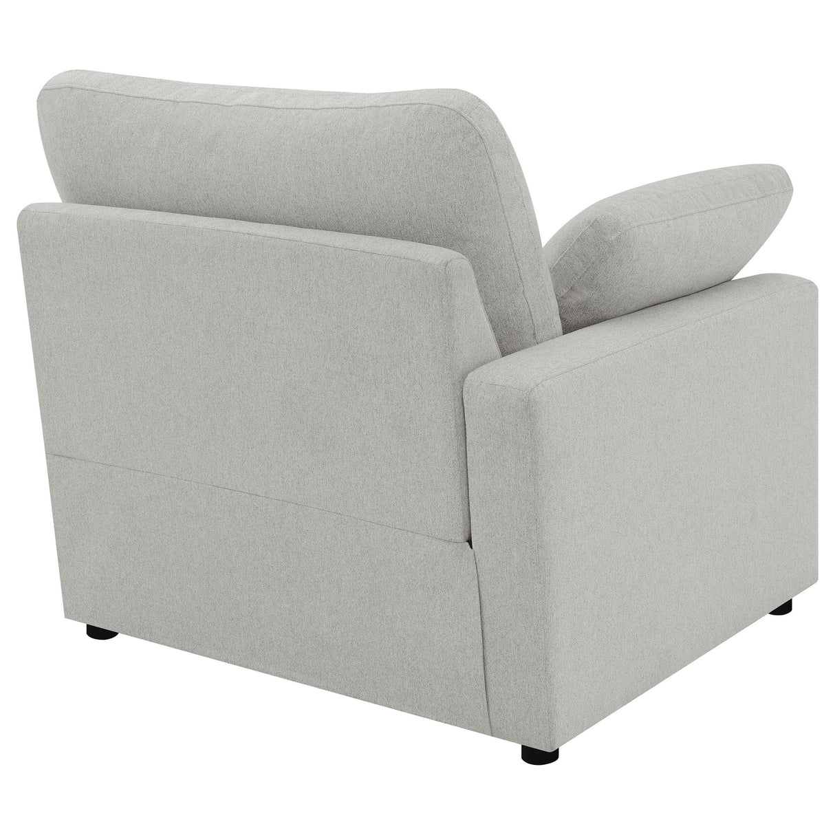 Collins Upholstered LAF Power Recliner Grey from Coaster - Luna Furniture