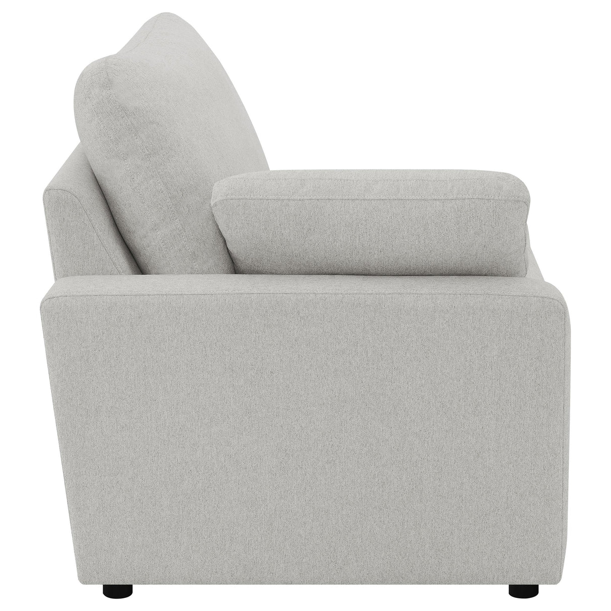 Collins Upholstered LAF Power Recliner Grey from Coaster - Luna Furniture