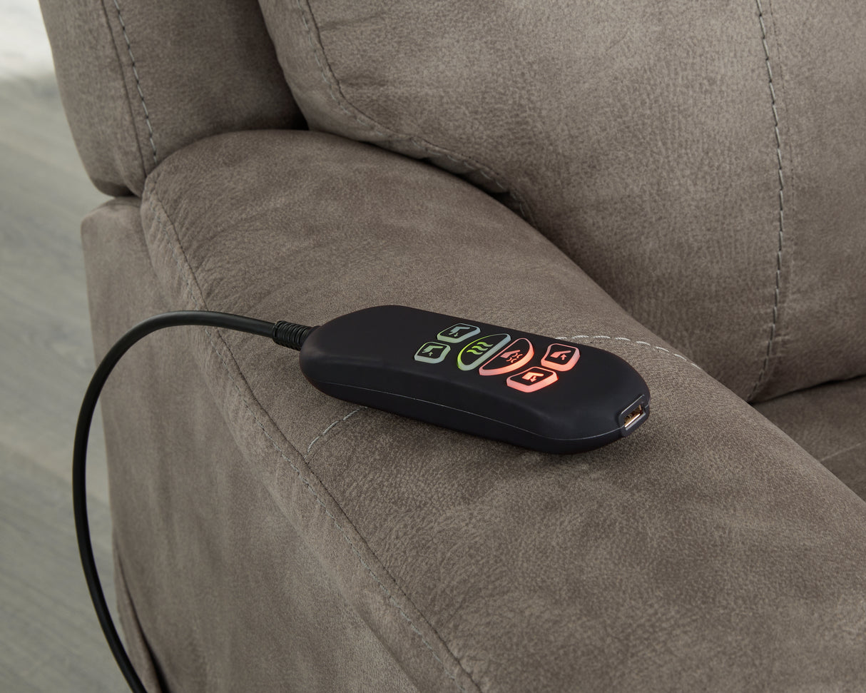Crestmeade Fossil Power Lift Recliner from Ashley Furniture - Luna Furniture