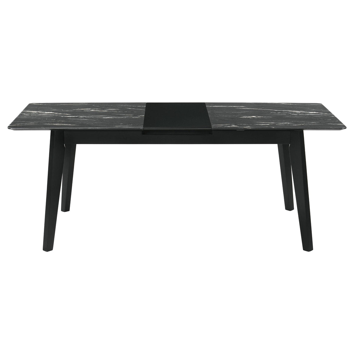 Crestmont Black 5-Piece Dining Set with Extension Leaf from Coaster - Luna Furniture