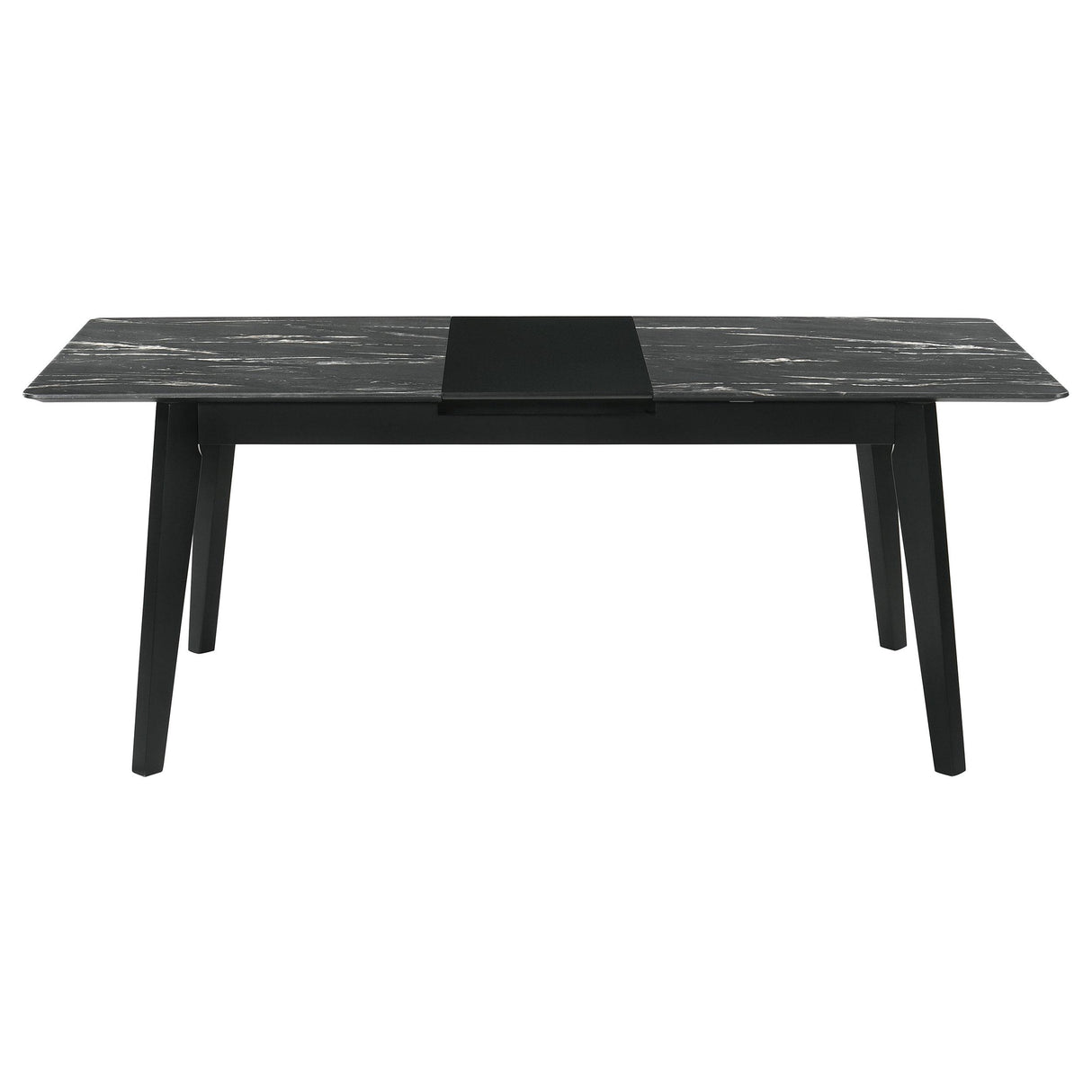 Crestmont Black 7-Piece Dining Set with Extension Leaf from Coaster - Luna Furniture