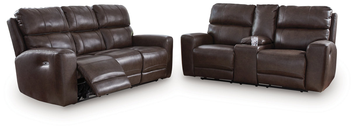 Crossplex Sofa and Loveseat in Smoke from Ashley Furniture - Luna Furniture