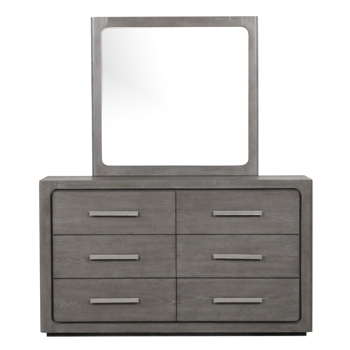 Crowthorne Warm Gray Mirror (Mirror Only) from Furniture of America - Luna Furniture
