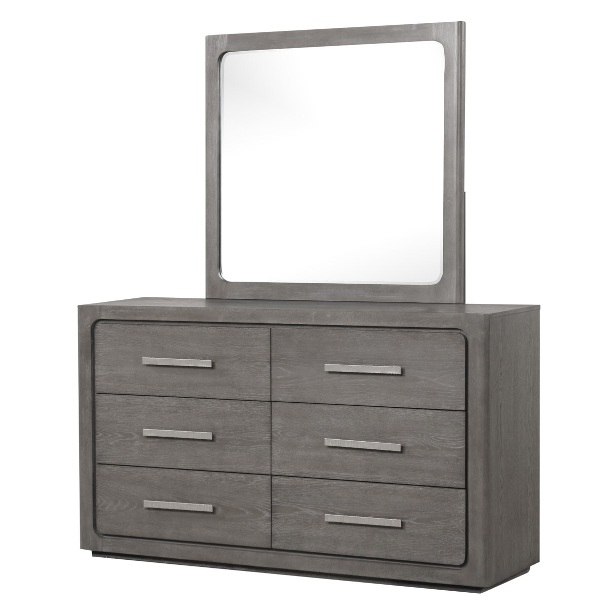 Crowthorne Warm Gray Mirror (Mirror Only) from Furniture of America - Luna Furniture