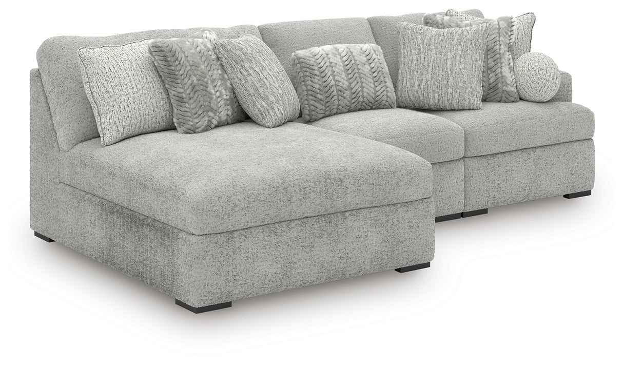 Cuddle Plush Arctic 3-Piece LAF Chaise Sectional from Ashley Furniture - Luna Furniture