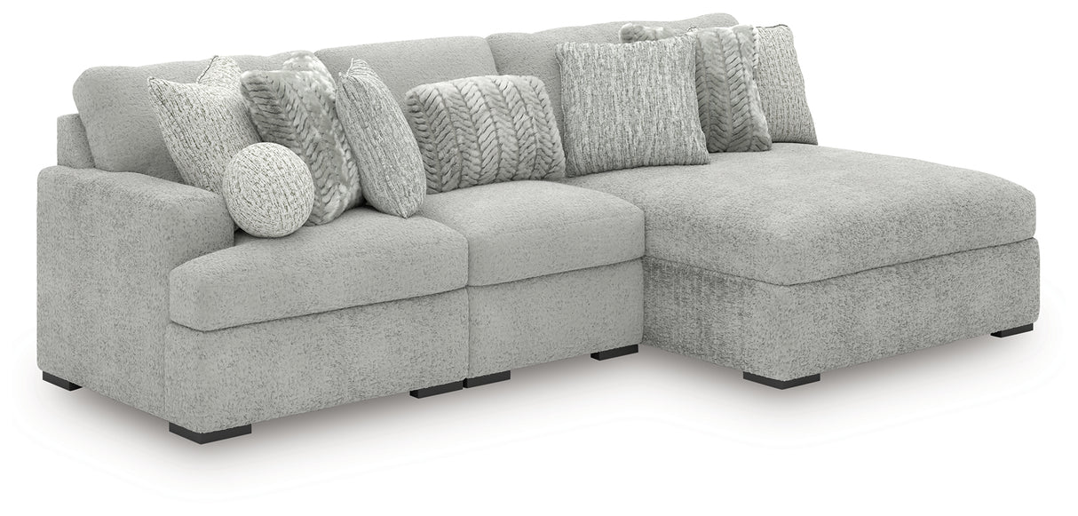 Cuddle Plush Arctic 3-Piece RAF Chaise Sectional from Ashley Furniture - Luna Furniture