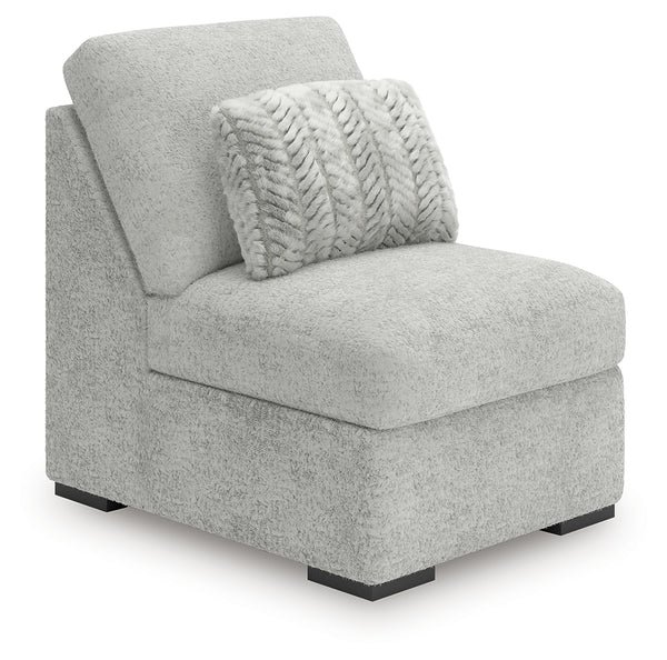 Cuddle Plush Arctic Armless Chair