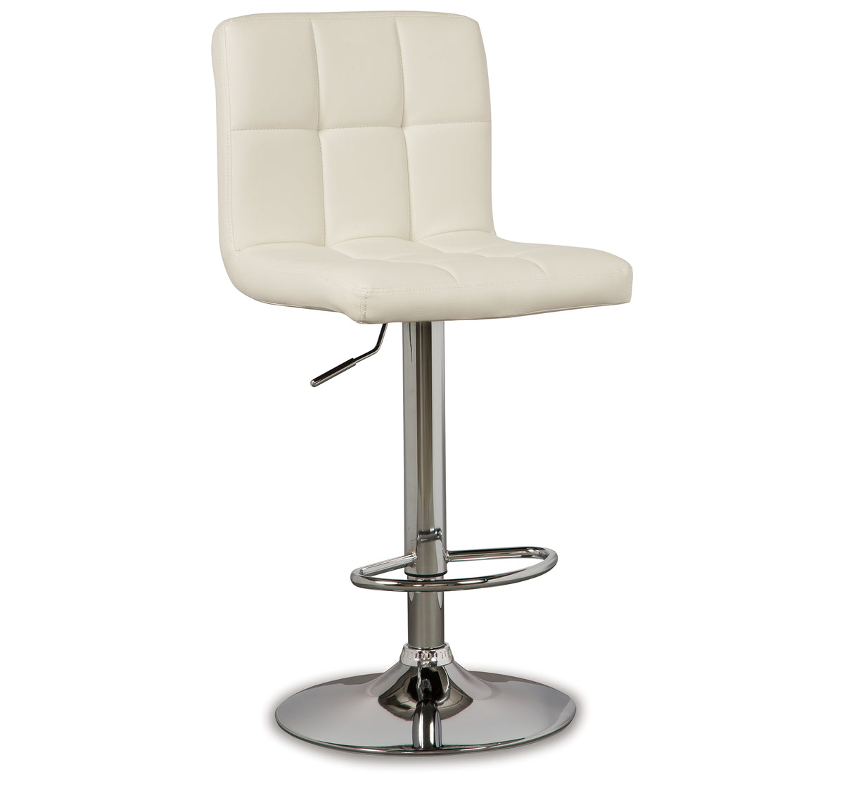 Bellatier Bone Adjustable Height Barstool, Set of 2 from Ashley Furniture - Luna Furniture