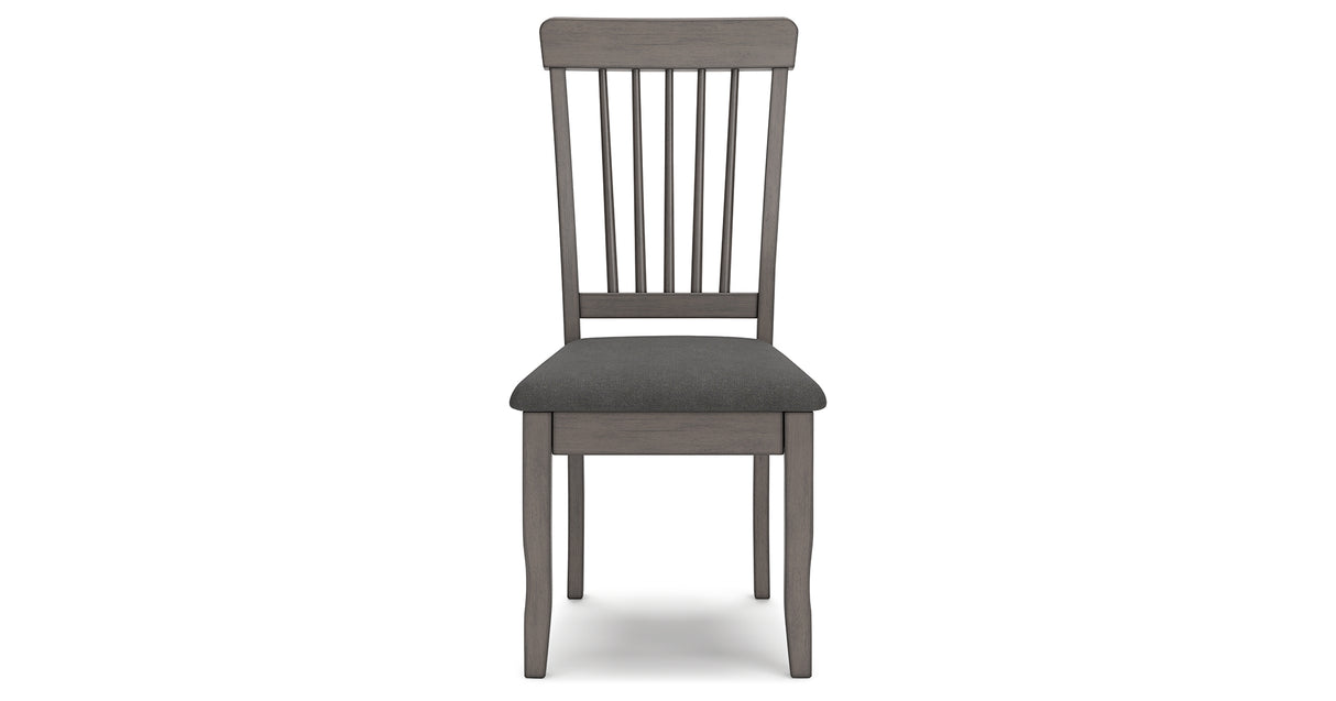 Shullden Gray Dining Table and 2 Chairs from Ashley - Luna Furniture