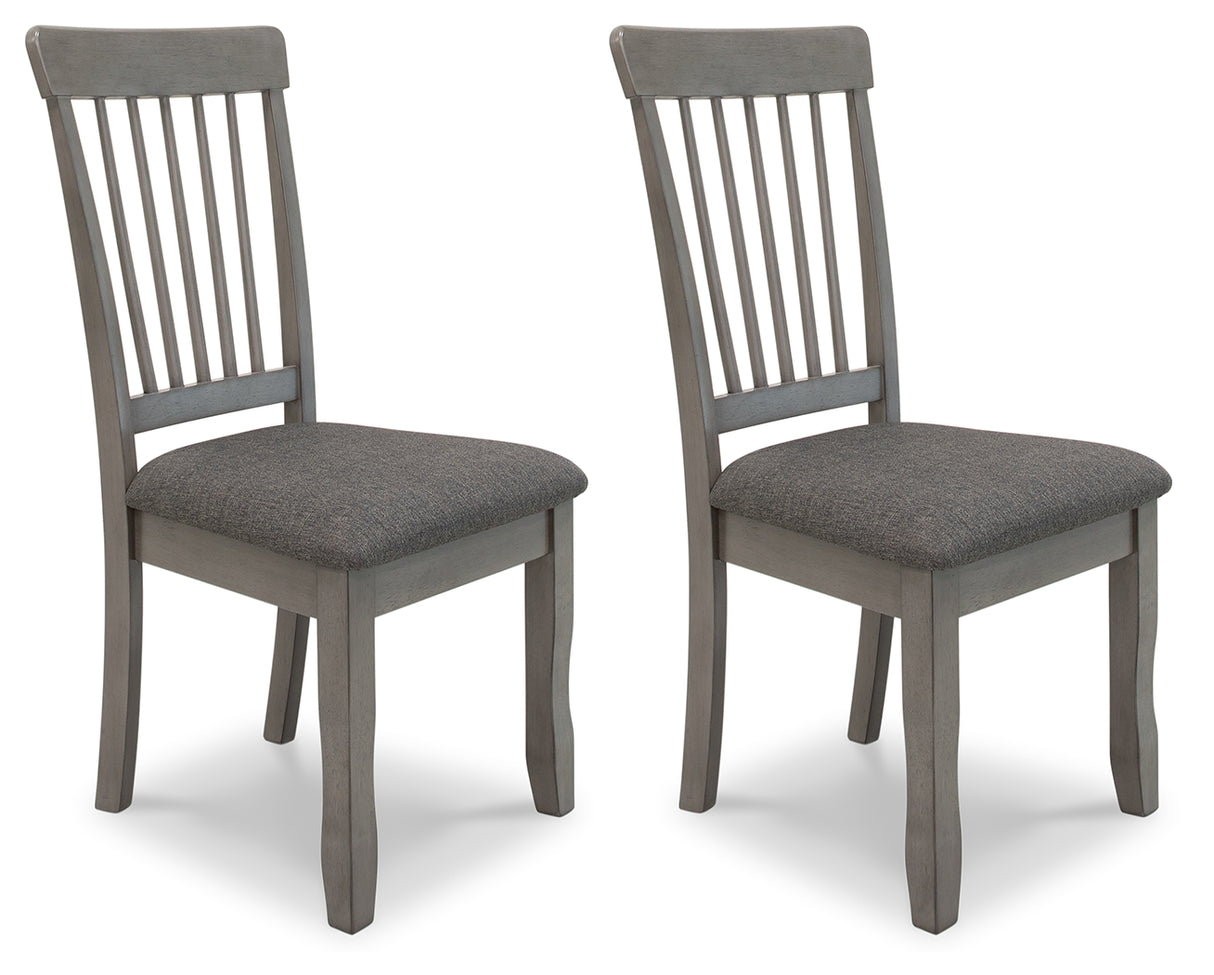 Shullden Gray Dining Chair, Set of 2 from Ashley Furniture - Luna Furniture