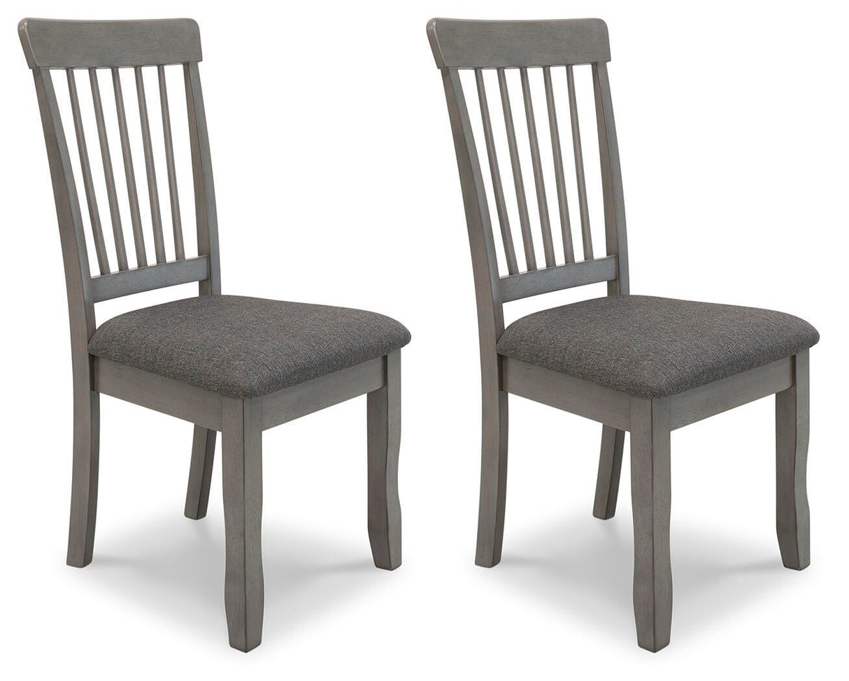 Shullden Gray Dining Chair, Set of 2 from Ashley Furniture - Luna Furniture