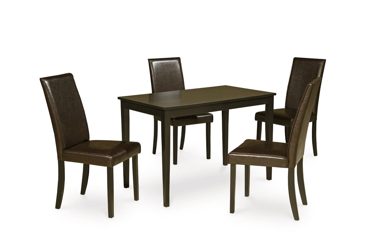 Kimonte Multi Dining Table and 4 Chairs from Ashley Furniture - Luna Furniture