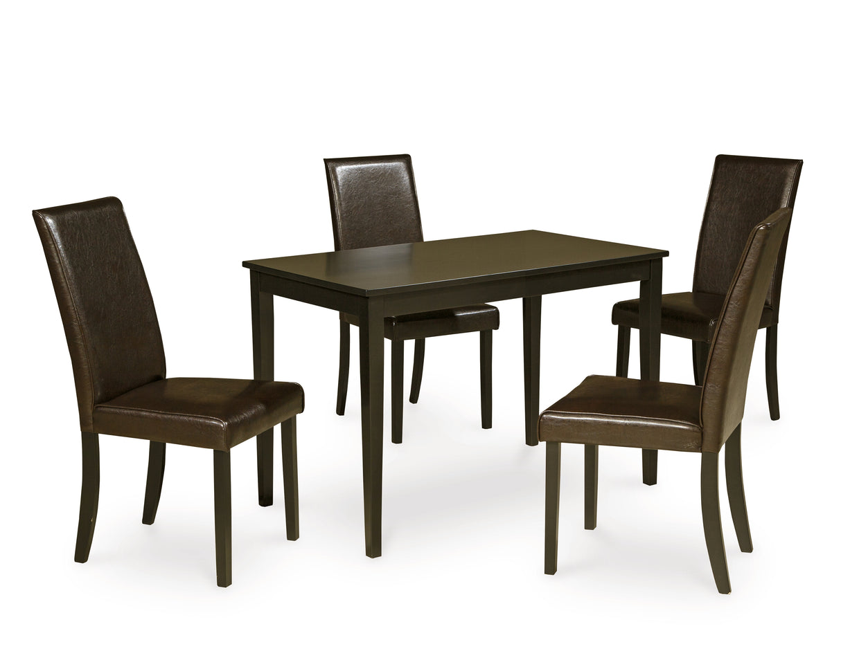 Kimonte Multi Dining Table and 4 Chairs from Ashley Furniture - Luna Furniture