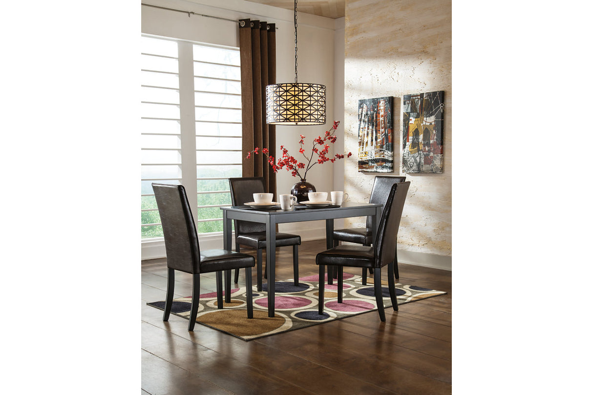 Kimonte Multi Dining Table and 4 Chairs from Ashley Furniture - Luna Furniture