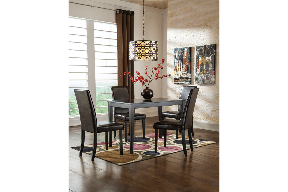 Kimonte Multi Dining Table and 4 Chairs from Ashley Furniture - Luna Furniture