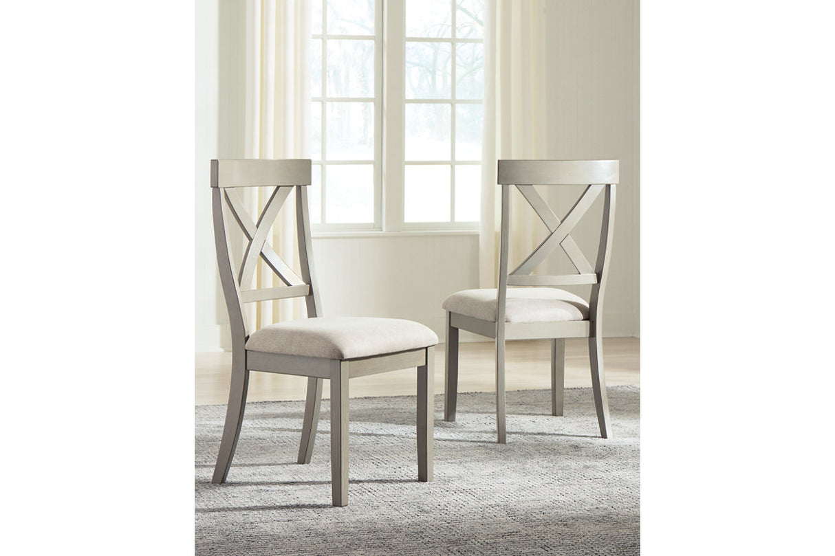 Parellen Gray Dining Table and 6 Chairs from Ashley - Luna Furniture