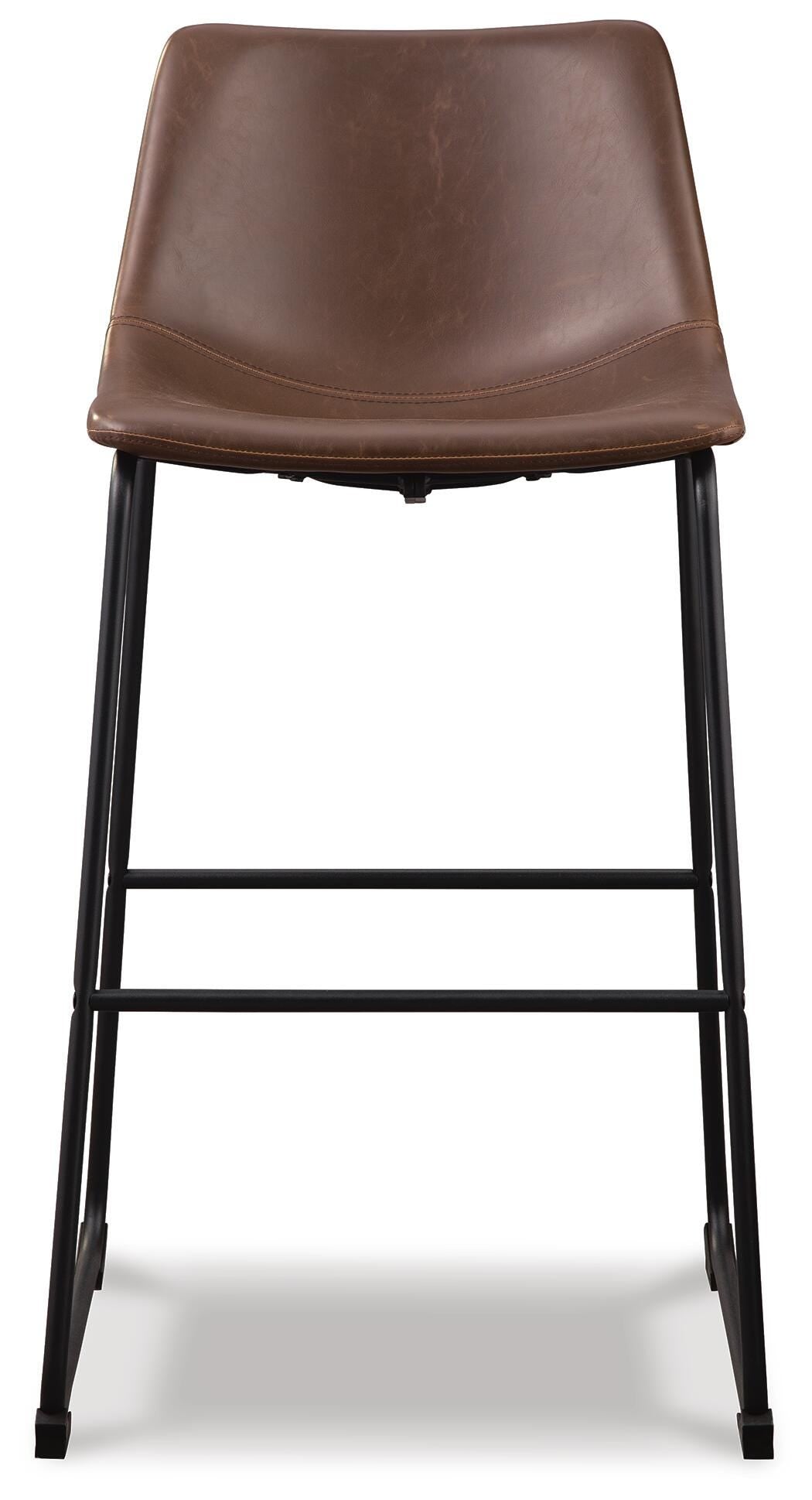 Centiar Brown Pub Height Barstool, Set of 2 from Ashley Furniture - Luna Furniture