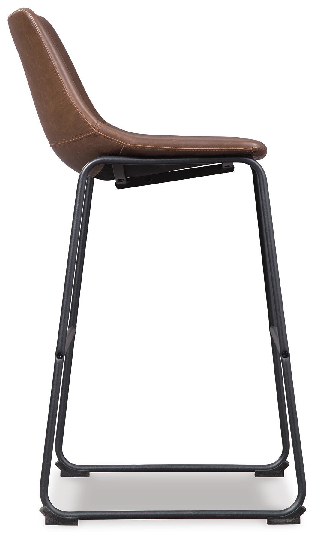 Centiar Brown Pub Height Barstool, Set of 2 from Ashley Furniture - Luna Furniture