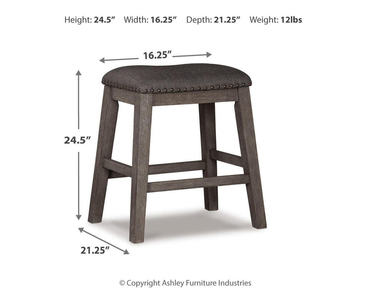 Caitbrook Gray 5-Piece Counter Height Set from Ashley - Luna Furniture