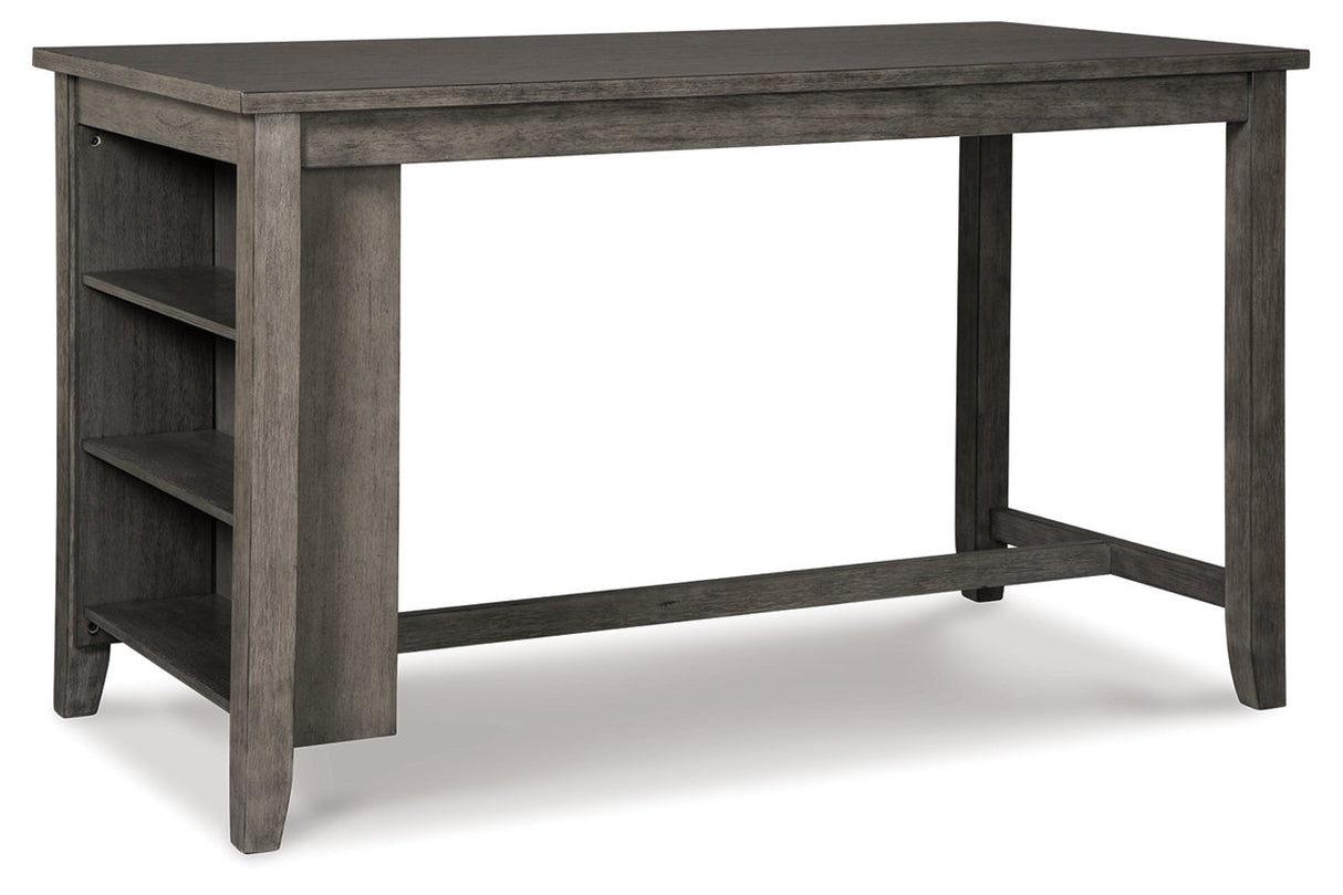 Caitbrook Gray Counter Height Dining Table and 4 Barstools from Ashley Furniture - Luna Furniture
