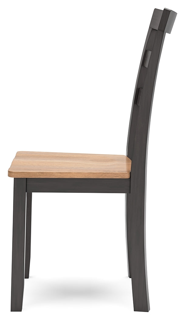 Gesthaven Dining Table and 4 Chairs in Natural/Brown from Ashley Furniture - Luna Furniture
