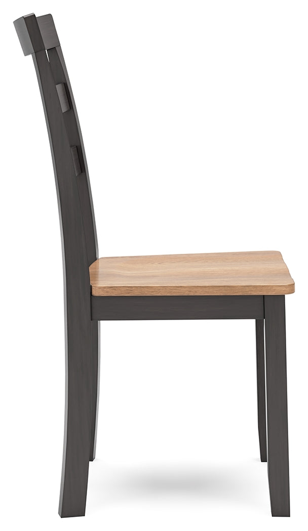 Gesthaven Dining Table and 4 Chairs in Natural/Brown from Ashley Furniture - Luna Furniture